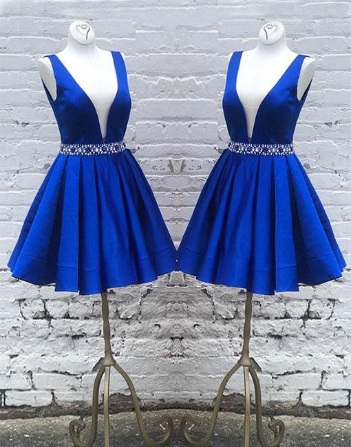 Short Blue Cocktail Dresses