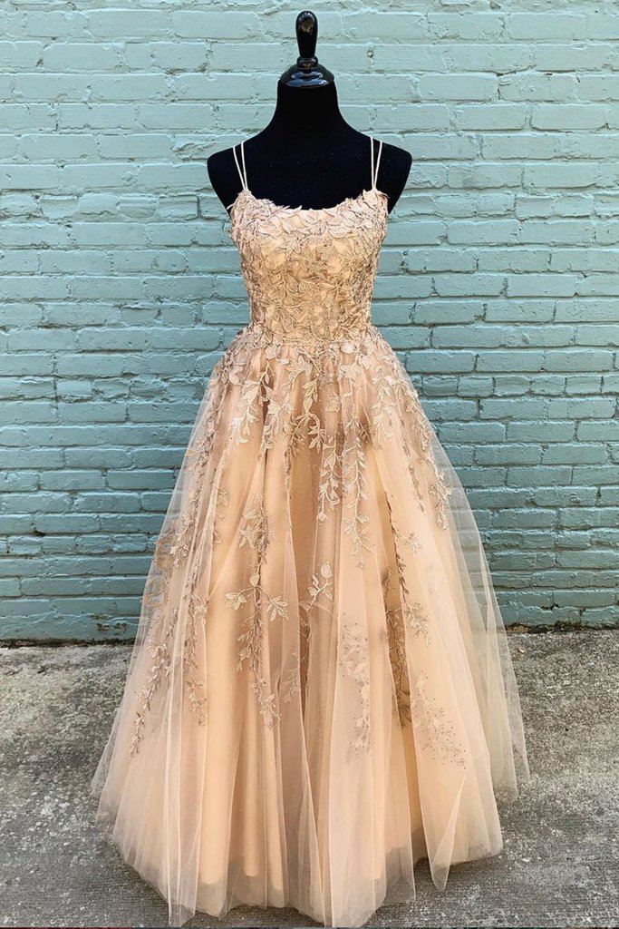 champagne pink dress