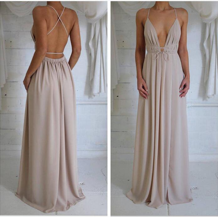 low back formal dress